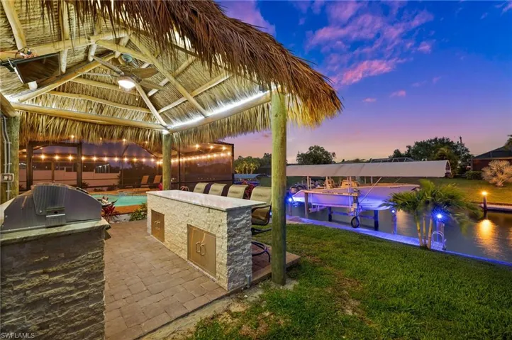 Evening Tiki and Gulf Access Canal