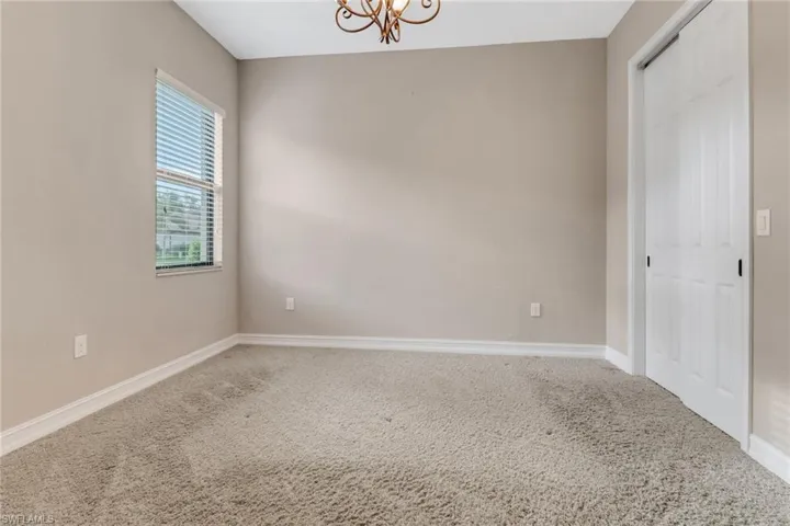 One of two addtional bedrooms; each with a bathroom.