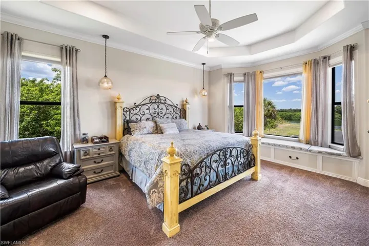 Primary master suite located on the second level.