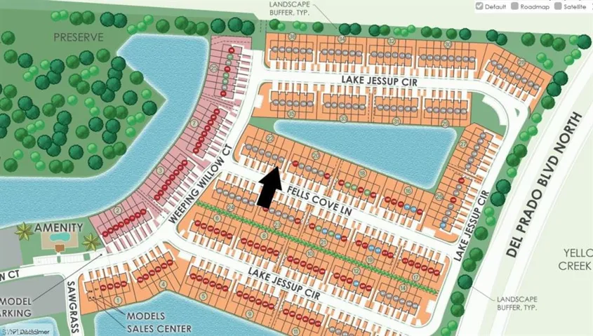 Site map: Lot 176 - Lake view!