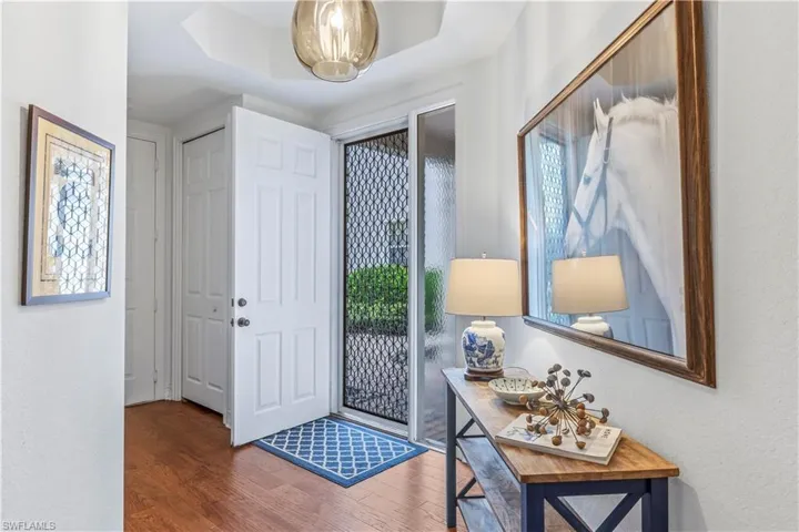The front door
