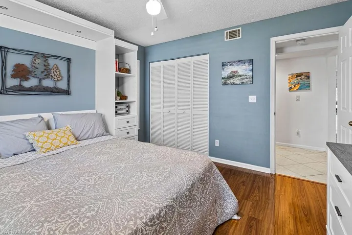 Generous closet space!