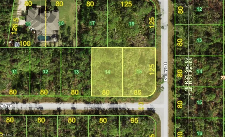 Map location12564 & 12572 Welon Ave