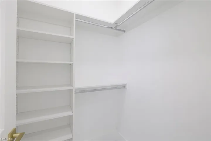 View of spacious closet