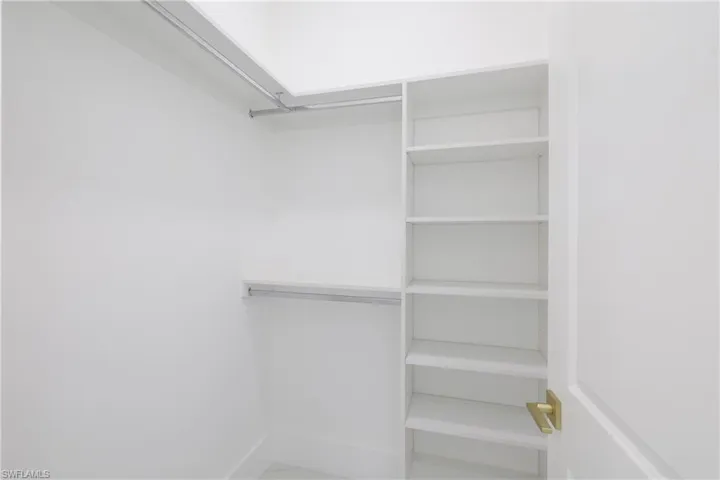 View of spacious closet