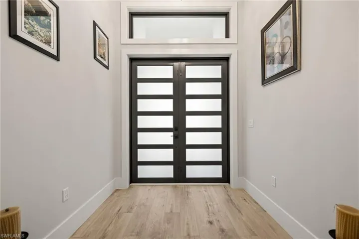 Double entry doors. . .Impact resistant doors and windows!