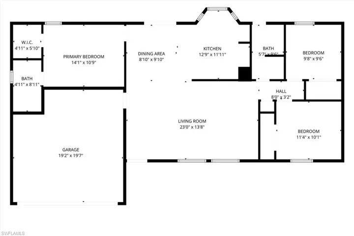 View of floor plan / room layout
