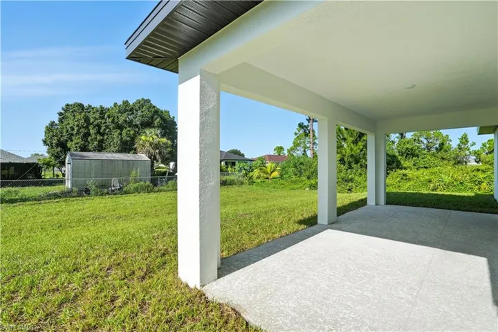 View of patio