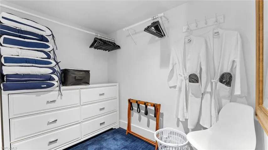 View of spacious closet