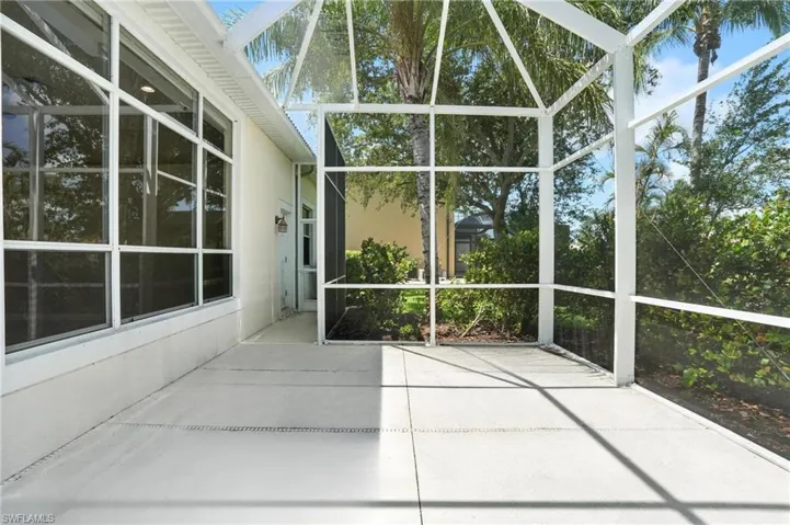 View of unfurnished sunroom - Virtually Edited Image