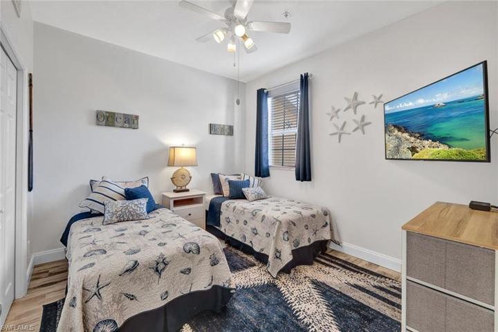 Second guest bedroom, privately tucked away from the rest of the home.