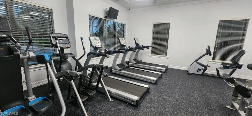 Newly remodeled fitness center