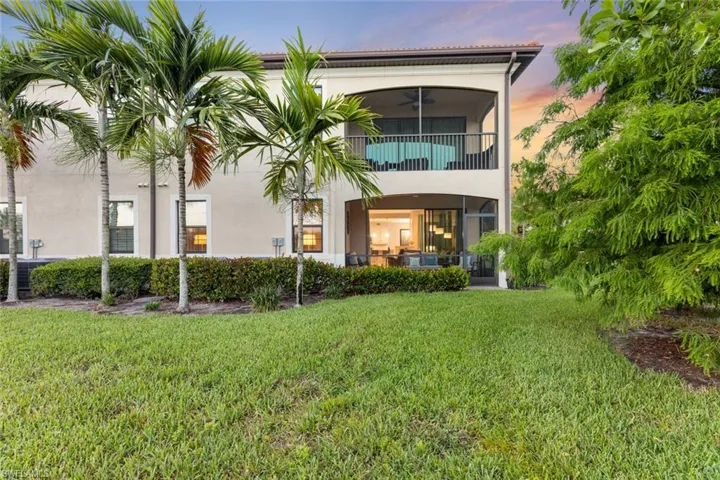 View of back of home. Notice the privacy!