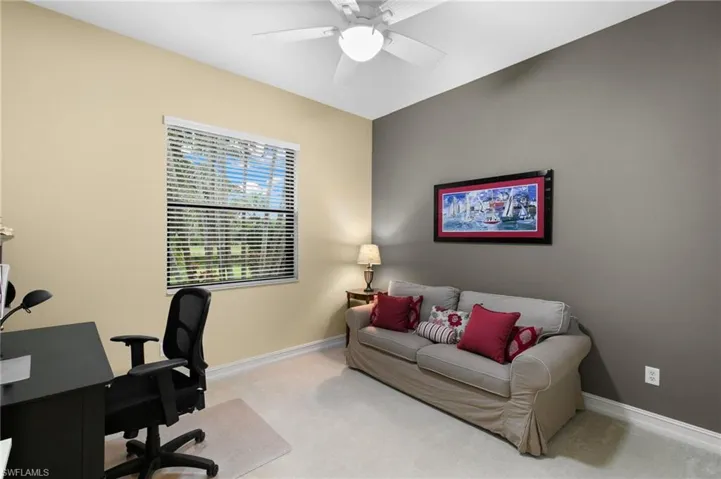 Bedroom with pullout couch