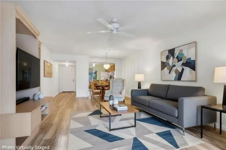 Virtually Staged Photo Furnishings & Wall Color