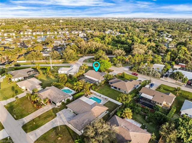 Aerial perspective of great neighborhood.