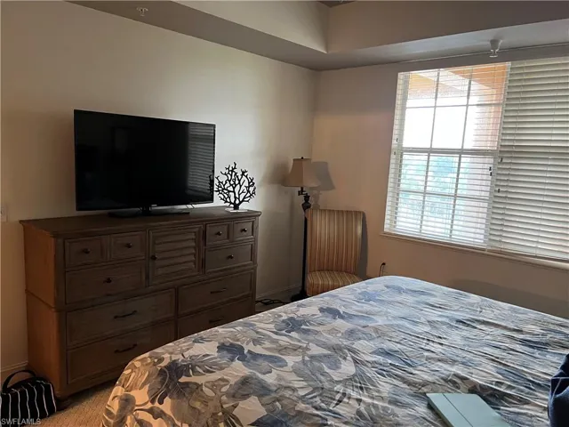 master bedroom has second tv