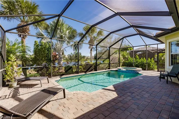 Heated Pool/Spa with a great view.