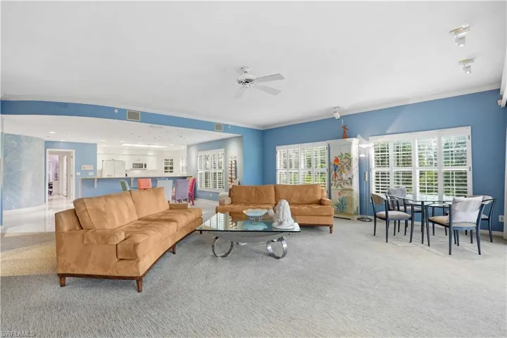 So bright with windows on the south and west side of the home.
