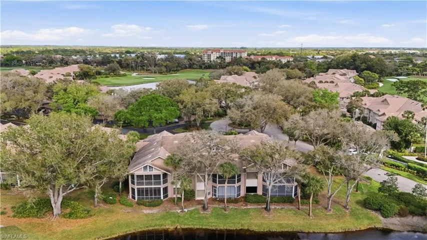 Aerial view of rear elevation.