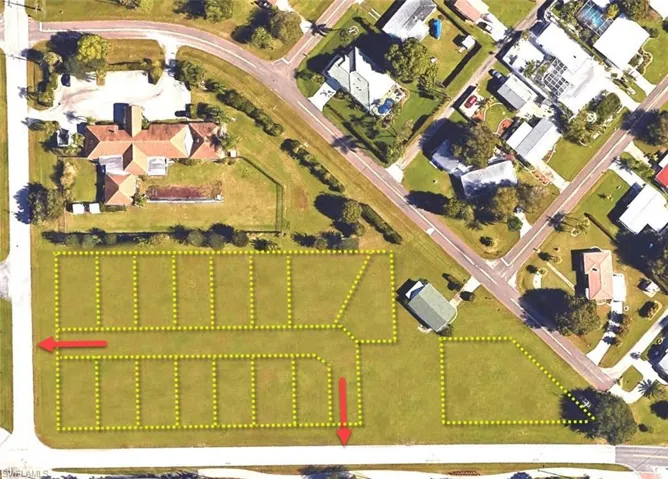 Concept of potential division of property. Note Tip property on right is owned separately