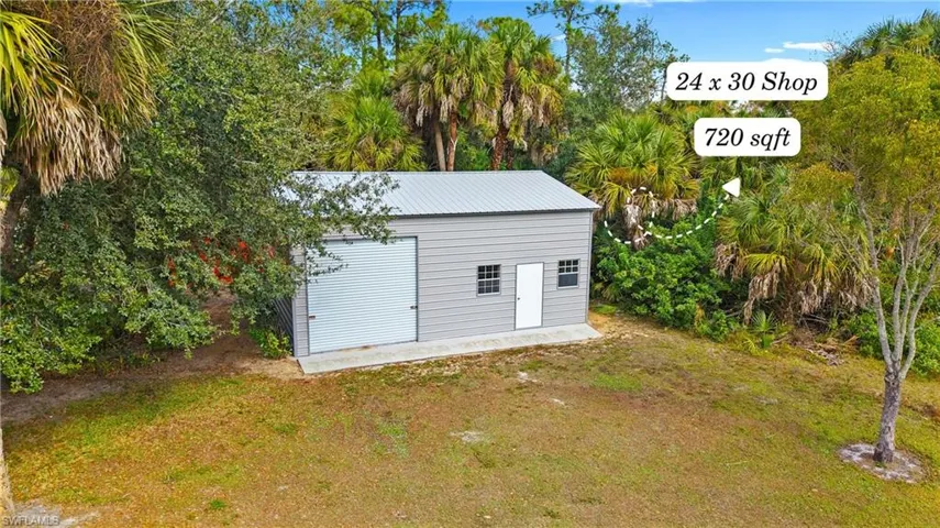 View of outbuilding