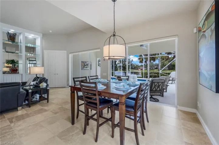 View of dining room