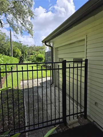 View of gate