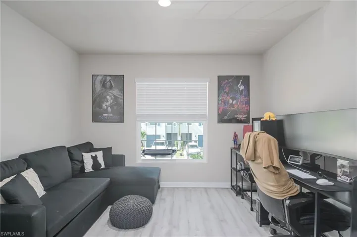 Living room featuring light hardwood / wood-style floors