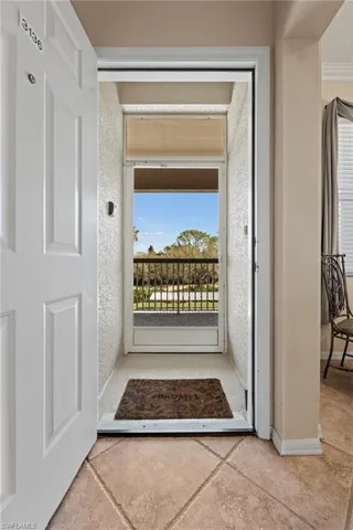 View of exterior entry