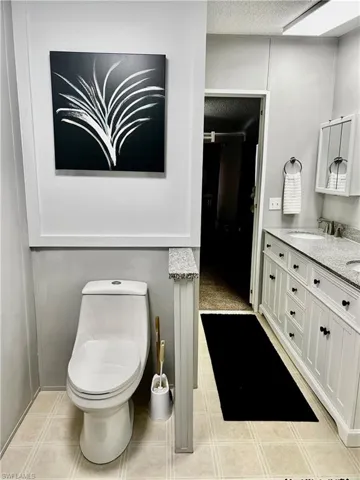Bathroom with double vanity