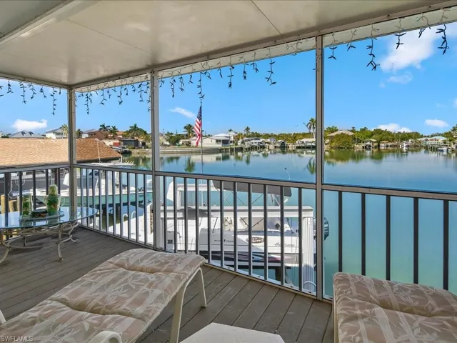 Deck with a water view