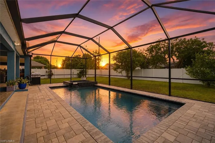 Pool at Sunset
