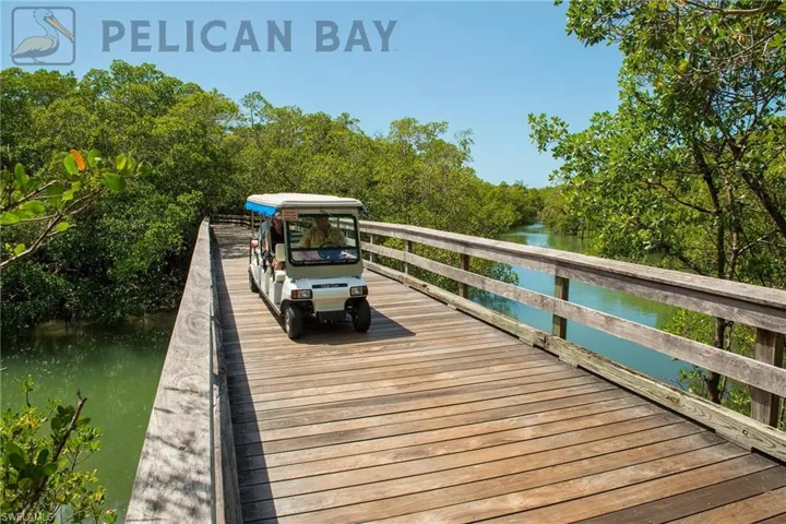 Pelican Bay Tram service to the Beach
