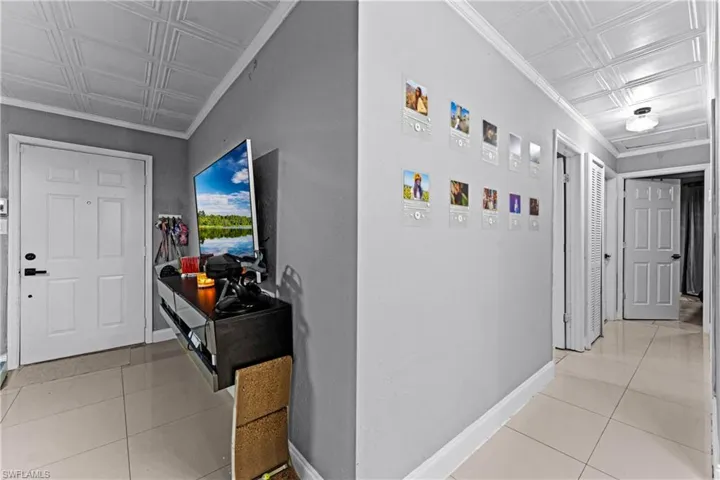 Hallway to the Bedrooms and Bathroom