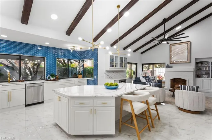Huge kitchen island!