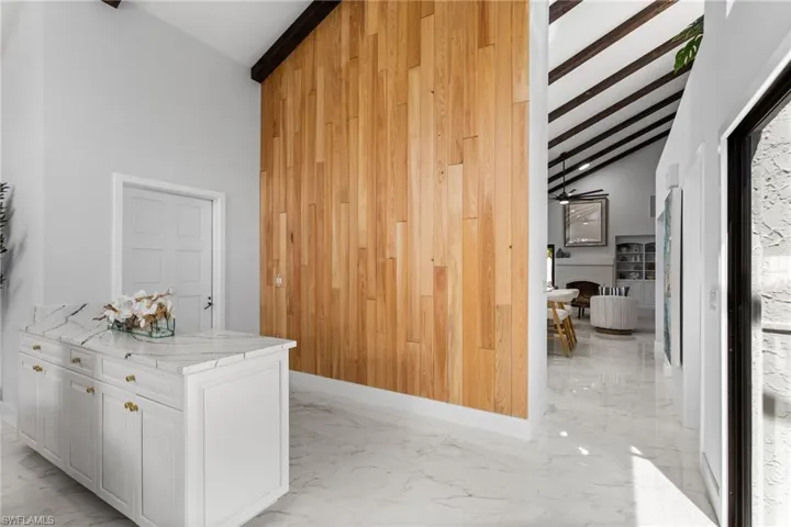 Beautiful feature wall as you enter the home.