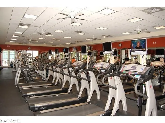 State of the art fitness center in Pelican Bay and included in the HOA fees.