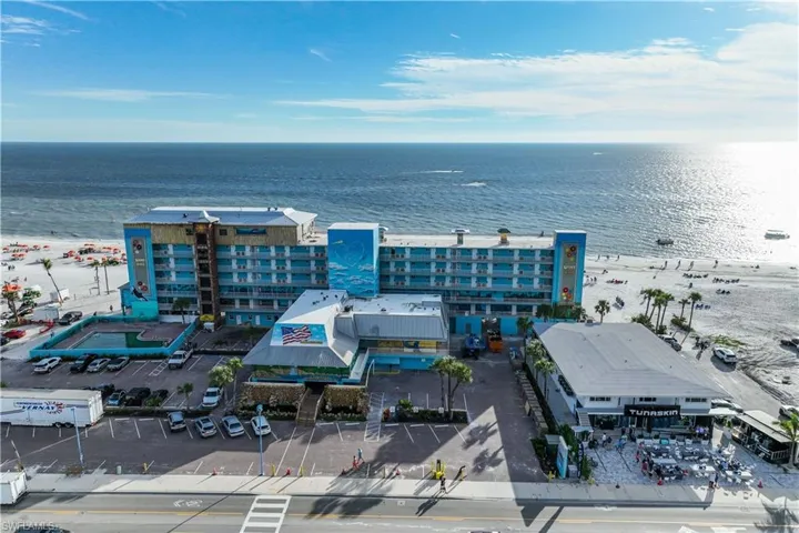 Aerial view of the Fort Myers Beach area