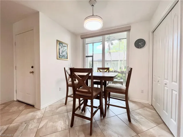 Breakfast Room w/ Impact Sliders To Front Lanai