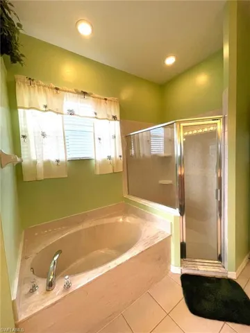 Bathroom One - Separate Garden tub and shower