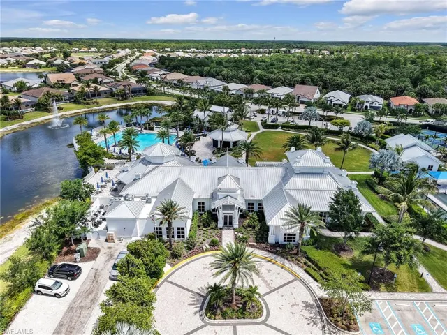 Aerial View of the Clubhouse and Pool