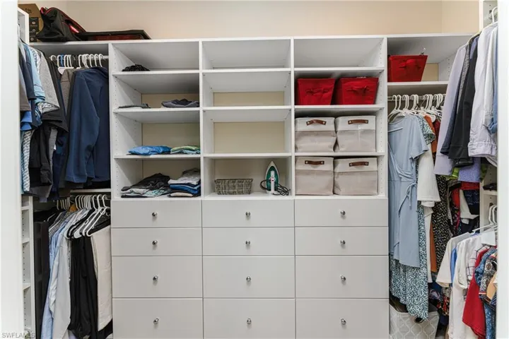 View of spacious closet