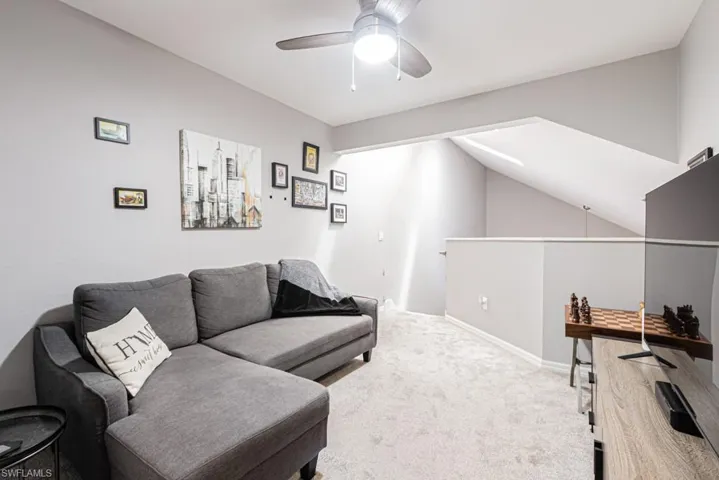 Den/Loft with fan
