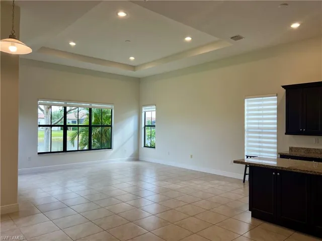 Kitchen & family area