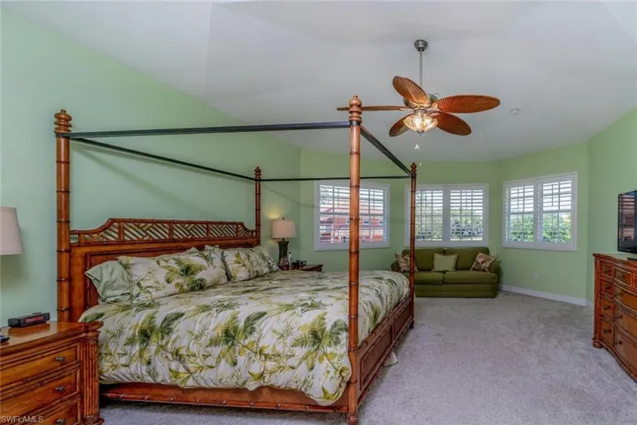 Master Bedroom Upstairs with 3 custom closet and ensuite bathroom