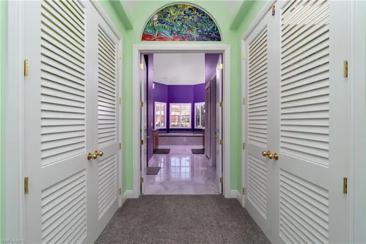 Hallway from Master Bedroom to Master bath downstairs