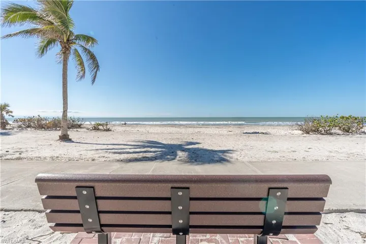View of water feature featuring a view of the beach