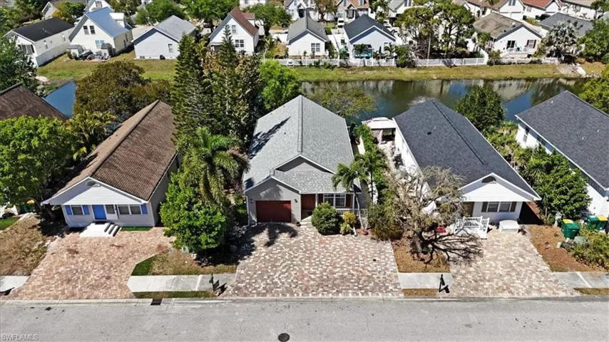 Aerial view of community pool