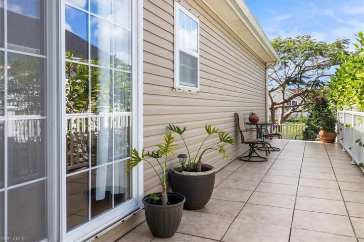 View of patio featuring a porch